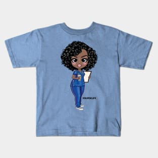 African American Nurse Doll Kids T-Shirt